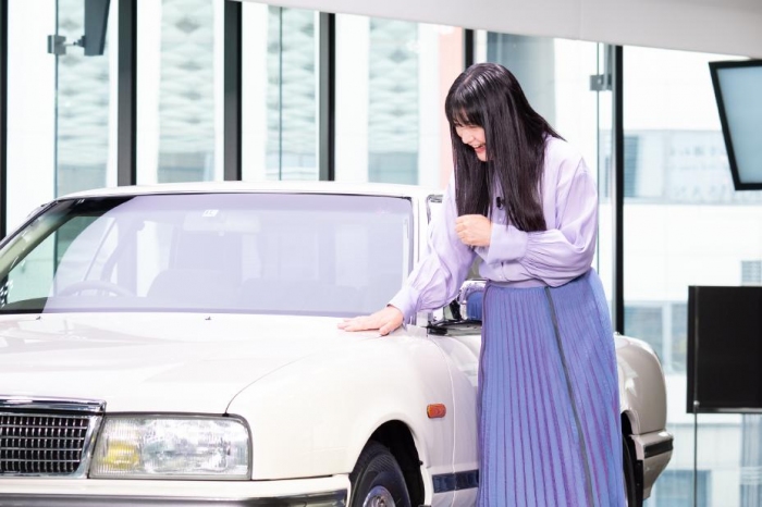 レストアされたシーマ（画像：日産自動車発表資料より）