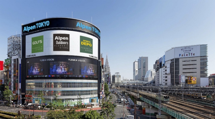 Alpen TOKYOの外観イメージ（アルペン発表資料より）