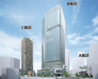 渋谷二丁目西地区再開発の完成イメージ（東京建物発表資料より）