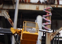 三井化学大阪工場でのFloat Arm稼働の様子（画像：ハイボットの発表資料より）