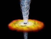クエーサーのイメージ (c) NASA