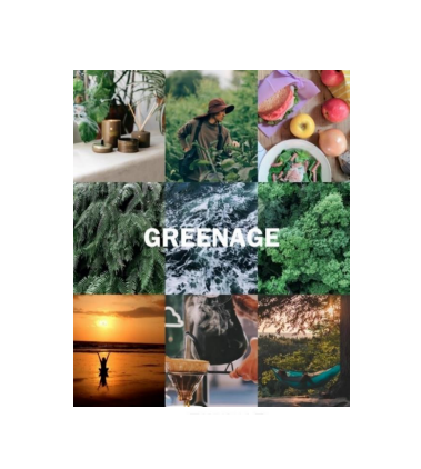 「GREEN AGE」のポスター（阪急阪神百貨店発表資料より）
