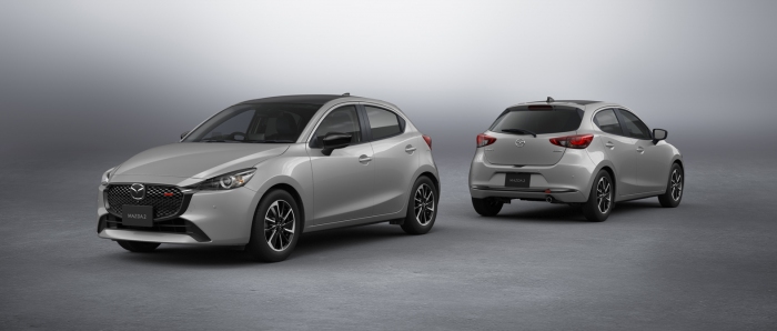 MAZDA2 XD SPORT+　エアログレーメタリック：発表資料より