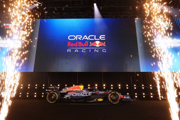 発表の様子 (c) Oracle Red Bull Racing