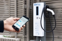 EV充電器の設置・使用イメージ（画像：akippaの発表資料より）