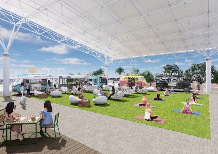 大屋根広場「ルーフテラス」イメージ。