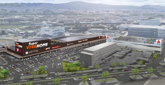 アークスクエア茨木の開業イメージ（ヤマダホールディングス発表資料より）