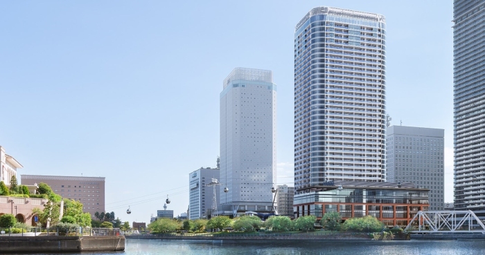 ハーバーステージ横浜北仲の外観イメージ（東急不動産など発表資料より）