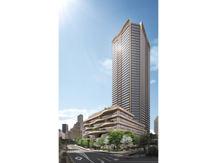 複合施設の完成イメージ（日鉄興和不動産発表資料より）