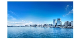 ブルーフロント芝浦の完成イメージ（野村不動産ホールディングス発表資料より）