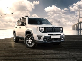 新たにJeep Renegadeに加わったマイルドハイブリッドモデル「Renegade e-Hybrid」　新色が加わり全5種のボディカラーが揃う