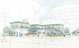 にぎわい拠点の開業イメージ（沼津市発表資料より）