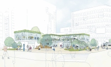 にぎわい拠点の開業イメージ（沼津市発表資料より）