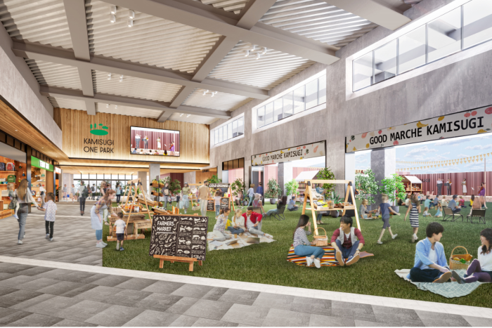 イオンモール仙台上杉の開業イメージ（イオン発表資料より）