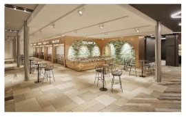 羽田空港フードコートのリニューアルイメージ（日本空港ビルデング発表資料より）