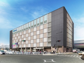 商業施設が2025年中に開業する名鉄一宮駅ビルのイメージ(名鉄発表資料より) 商業施設が2025年中に開業する名鉄一宮駅ビルのイメージ(名鉄発表資料より)