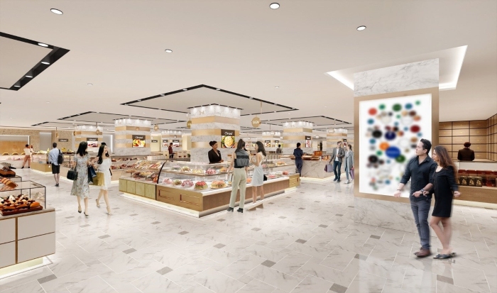 地下1階スイーツ＆ギフトフロアのオープンイメージ（そごう・西武発表資料より）