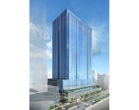 八重洲2丁目中地区再開発事業の完成イメージ（三井不動産発表資料より）