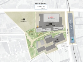 開発エリア「itonami」の概略図(京王電鉄発表資料より) 開発エリア「itonami」の概略図(京王電鉄発表資料より)