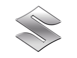 新エンブレム　スズキ・エンブレムの象徴である「S」の文字のアウトラインを継承しながら、デジタル時代に適応したフラットデザインを採用。また、従来のクロームメッキ風仕上げを高輝度シルバー塗装にあらためた