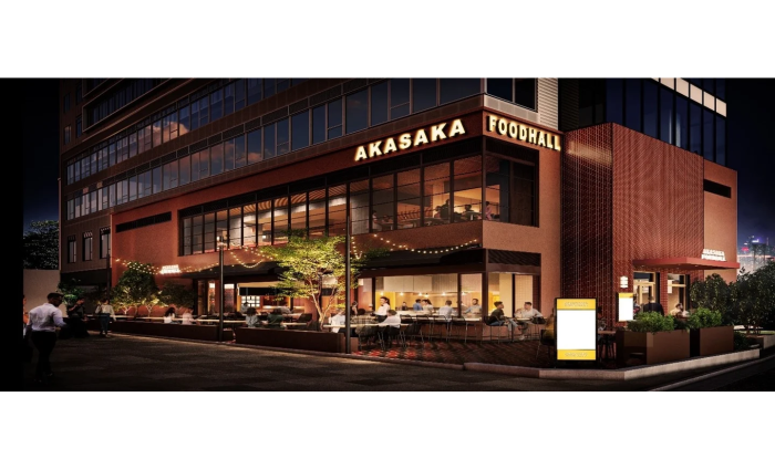 フードホールの開業イメージ（野村不動産など発表資料より）