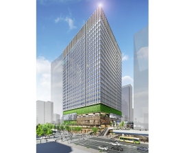 複合施設の完成イメージ(三井不動産発表資料より) 複合施設の完成イメージ(三井不動産発表資料より)