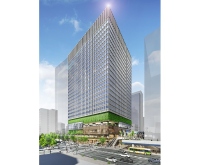 複合施設の完成イメージ（三井不動産発表資料より）