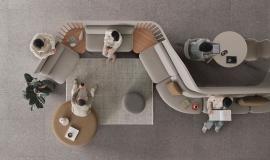 オカムラが発表した「YAA（ヤア）」のイメージ（画像: オカムラの発表資料より）