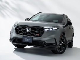 先行予約受注を開始したHONDA「CR-V e:HEV RS BLACK EDITION」　安全支援の領域を拡大したHonda SENSING 360を国内初搭載　ボディカラーはスレートグレー・パール