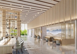 エントランスロビーの開業イメージ(JR東海発表資料より) エントランスロビーの開業イメージ(JR東海発表資料より)