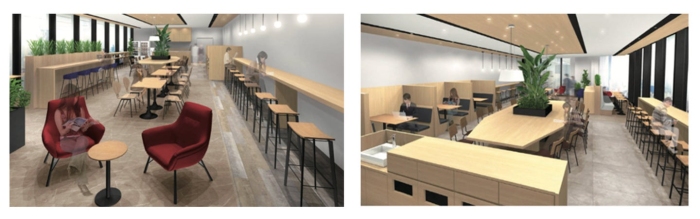 リフレッシュスペース (8F)のイメージ。