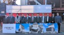 上棟セレモニーの様子