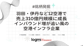 羽田・伊丹など12空港で売上310億円規模に成長、インバウンド増が追い風の空港インフラ企業 羽田・伊丹など12空港で売上310億円規模に成長、インバウンド増が追い風の空港インフラ企業