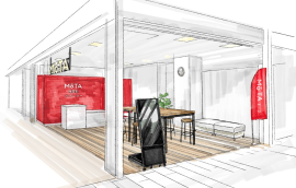 イオン新浦安ショッピングセンター2階でオープンする店舗型買取店のイメージ図（画像：MOTA発表資料より）