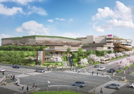 イオン八王子滝山の開業イメージ。North側。(イオンモール発表資料より) イオン八王子滝山の開業イメージ。North側。(イオンモール発表資料より)