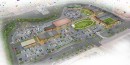 複合商業施設の完成イメージ(IDOM発表資料より) 複合商業施設の完成イメージ(IDOM発表資料より)