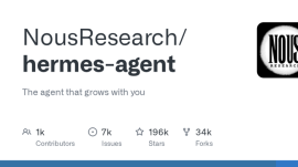 Hermes Agent（PHOTO: github.com）