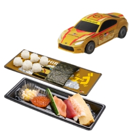 スシローとGAZOO Racingは初のコラボを8月5日から全国のスシロー店舗で実施する。 スシローとGAZOO Racingは初のコラボを8月5日から全国のスシロー店舗で実施する。