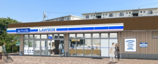 「ハッピーローソンタウン日野高幡台店」店舗正面のイメージ（KDDIの発表資料より）