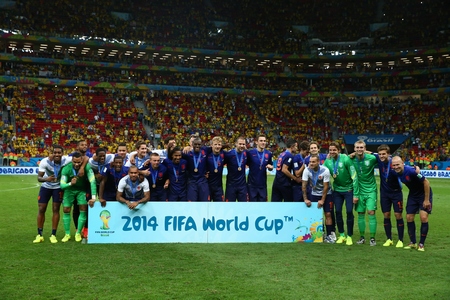 サッカーW杯3位決定戦：オランダが3-0でブラジルに快勝