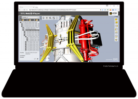 「XVL Web3D Player」画面イメージ１