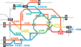 対象エリア路線図