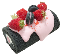 真っ黒なロールケーキ＆バームクーヘン！？食べられる活性炭ブランド『ByKURO』がロールケーキで人気の「GOKOKU nature sweets」とコラボした“ブラックスイーツ”4月1日(日)新登場