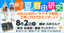 夏休みワークショップ「夏の自由研究！micro:bitを使ってキラキラ風鈴をつくろう！」