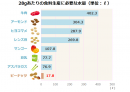 28gあたりの食料生産に必要な水量