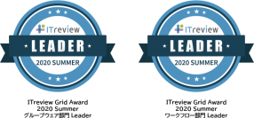 IT製品比較・レビューサイト「ITreview」グループウェア・ワークフロー2部門で『desknet's NEO』が6期連続アワード受賞