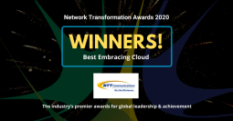 Layer123主催の「Network Transformation Awards 2020」において「Operator Award: Embracing Cloud」を受賞