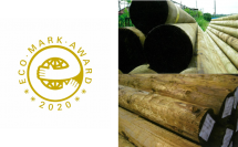 木材を使用した地盤補強材『環境パイル』が「エコマークアワード2020 優秀賞」を受賞
