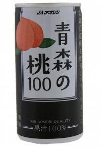 JAアオレンは、青森の桃ジュース 果汁100％と炭酸飲料の2商品を発売