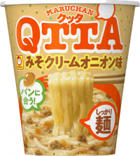 パンに合うカップ麺「QTTA　みそクリームオニオン味」が登場！2021年1月4日(月)